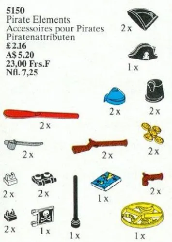 LEGO 5150-1 Pirate Elements