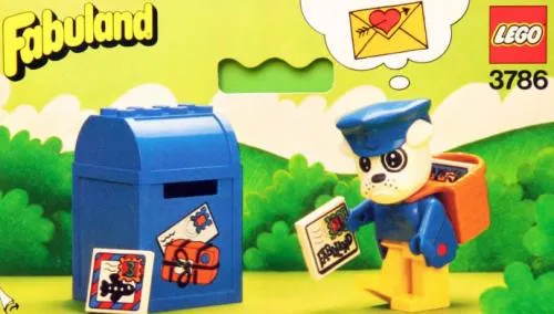 LEGO 3786-1 Buzzy Bulldog the Postman