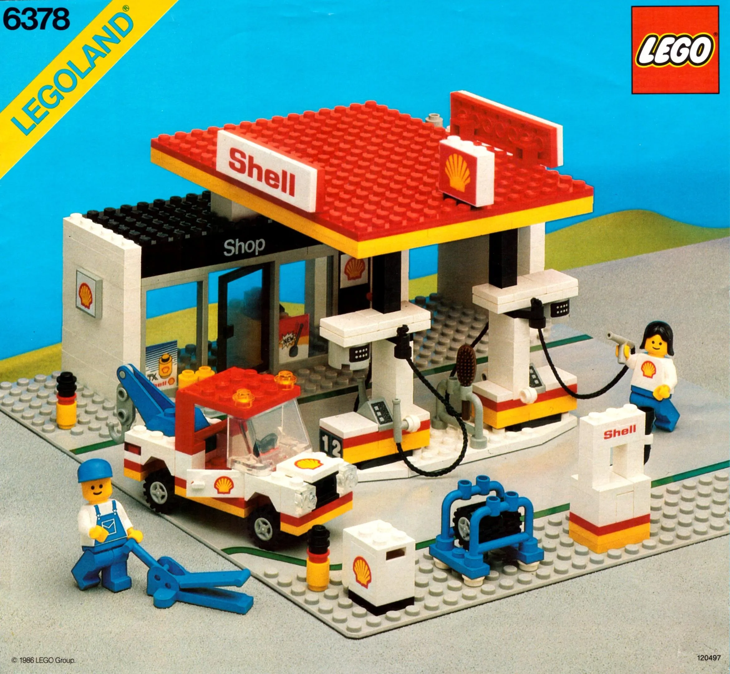 LEGO 6378-1 Shell Service Station