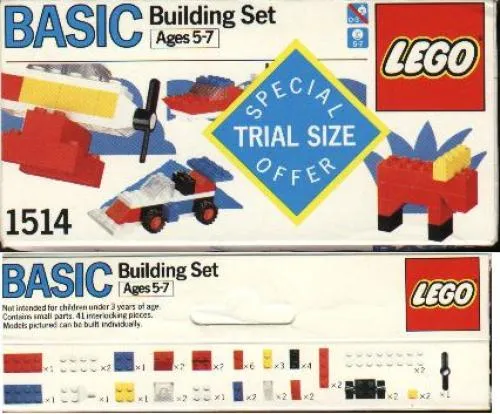 LEGO 1514-1 Basic Building Set Trial Size