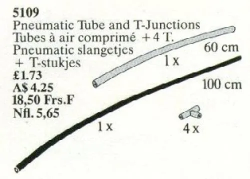 LEGO 5109-1 Pneumatic Tubes and Pieces