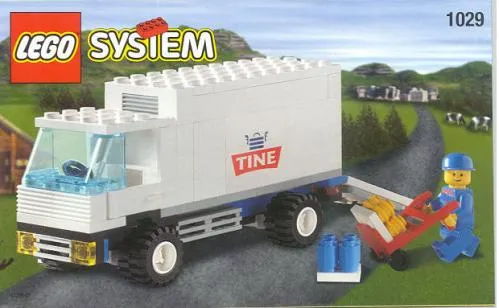 LEGO 1029-1 Milk Delivery Truck - Tine