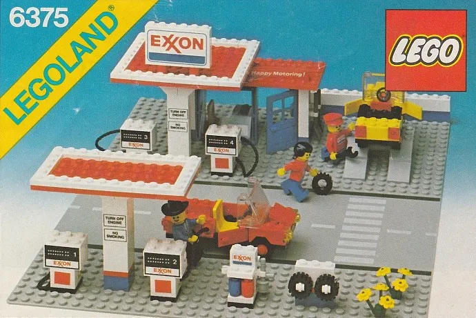LEGO 6375-2 Exxon Gas Station