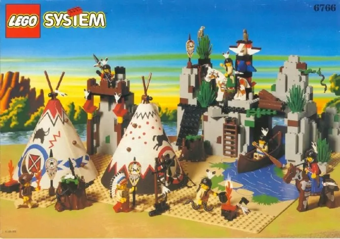 LEGO 6766-1 Rapid River Village