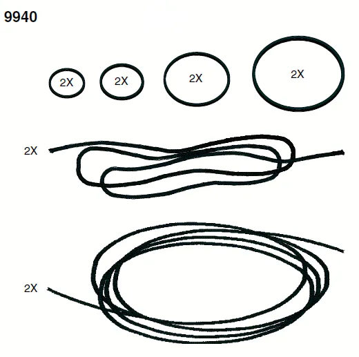 LEGO 9940-1 Rubber Bands and String
