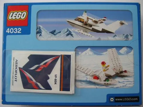 LEGO 4032-13 Passenger Plane - Aeroflot Version
