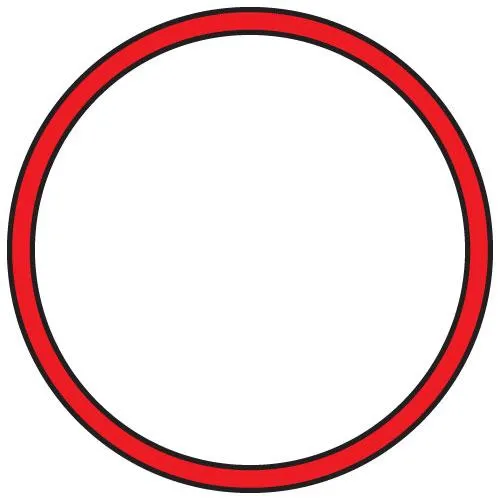 LEGO 970121-1 Red Bands (Pack of 25)