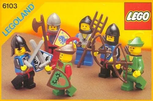 LEGO 6103-1 Castle Mini Figures