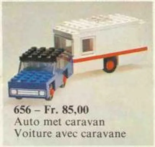 LEGO 656-1 Car and Caravan