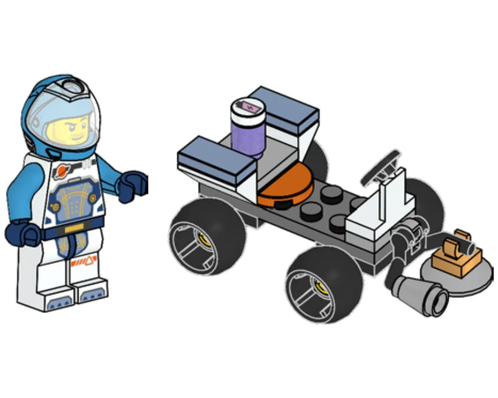 LEGO 952407-1 Astronaut with Quad
