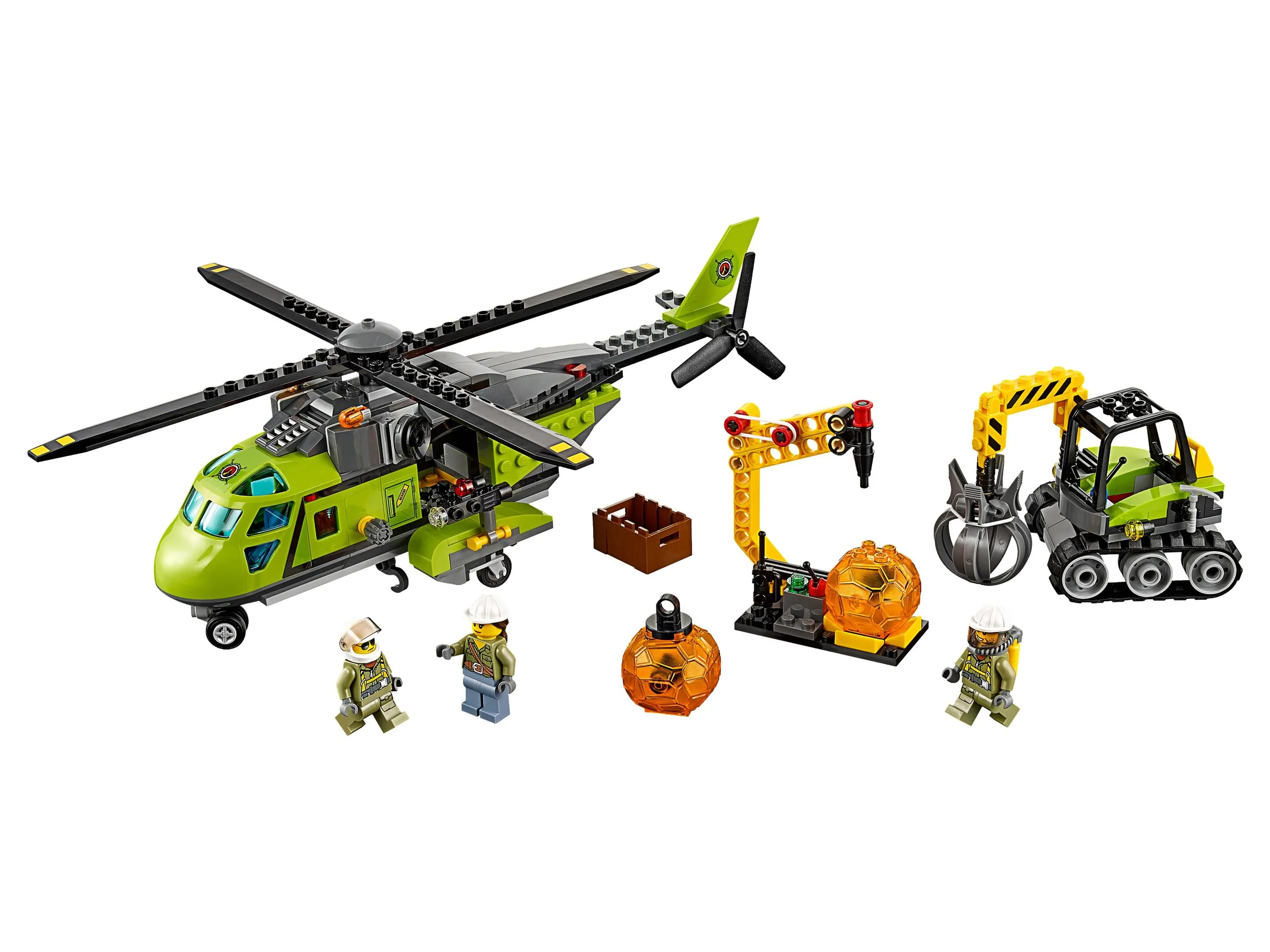LEGO 60123-1 Volcano Supply Helicopter