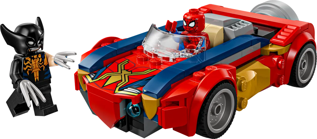 LEGO 76336-1 Spider-Man Car vs. Venomized Wolverine