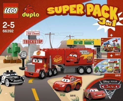 LEGO 66392-1 Duplo Cars Super Pack 3 in 1