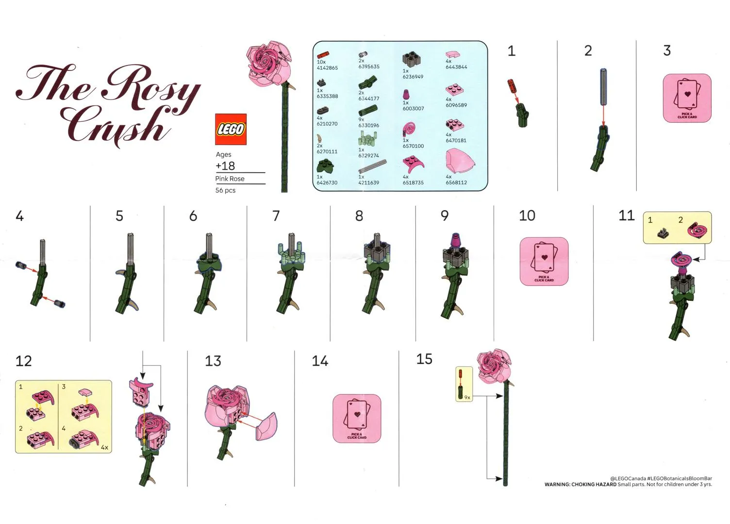LEGO 6646741-1 The Rosy Crush