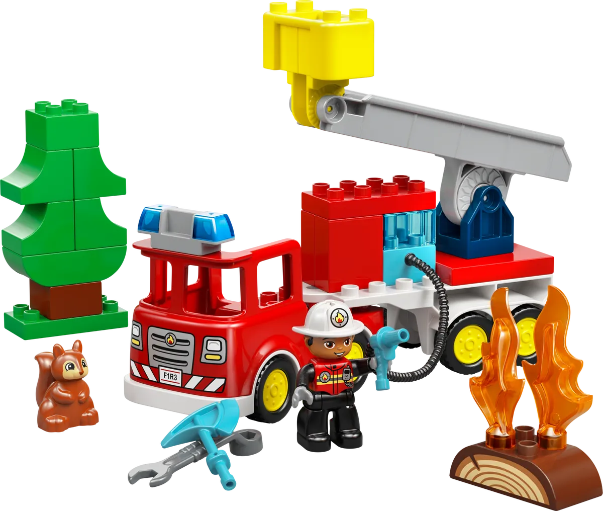 LEGO 10473-1 Fire Truck with Hose and Firefighter