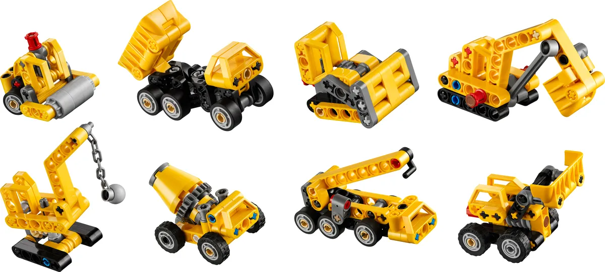 LEGO 42233-9 Mighty Machines Series 1  - Complete - All Sets