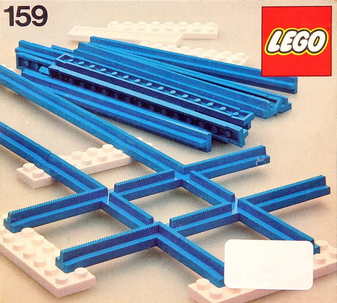LEGO 159-1 Crossover, Straight Rails
