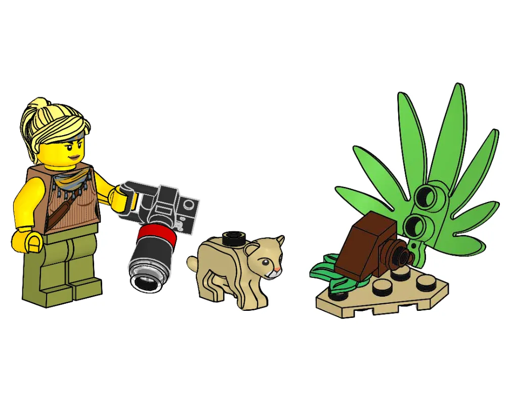 LEGO 952112-1 Jessica Sharpe and Lion Cub