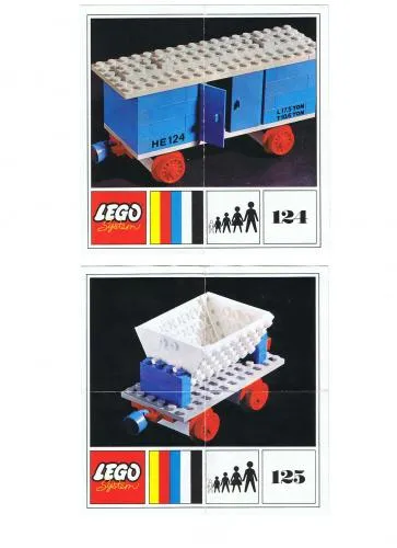 LEGO 124-1 Goods Wagon