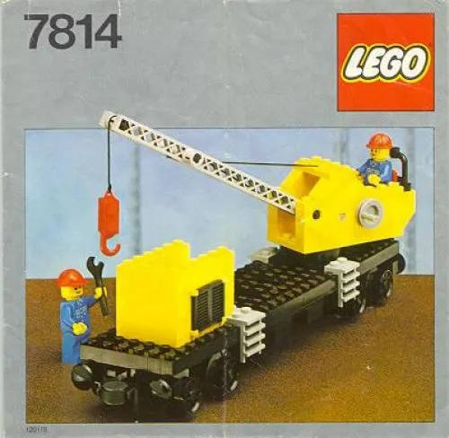 LEGO 7814-1 Crane Wagon with Small Container