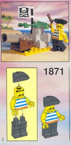 LEGO 1871-1 Pirates Cannon