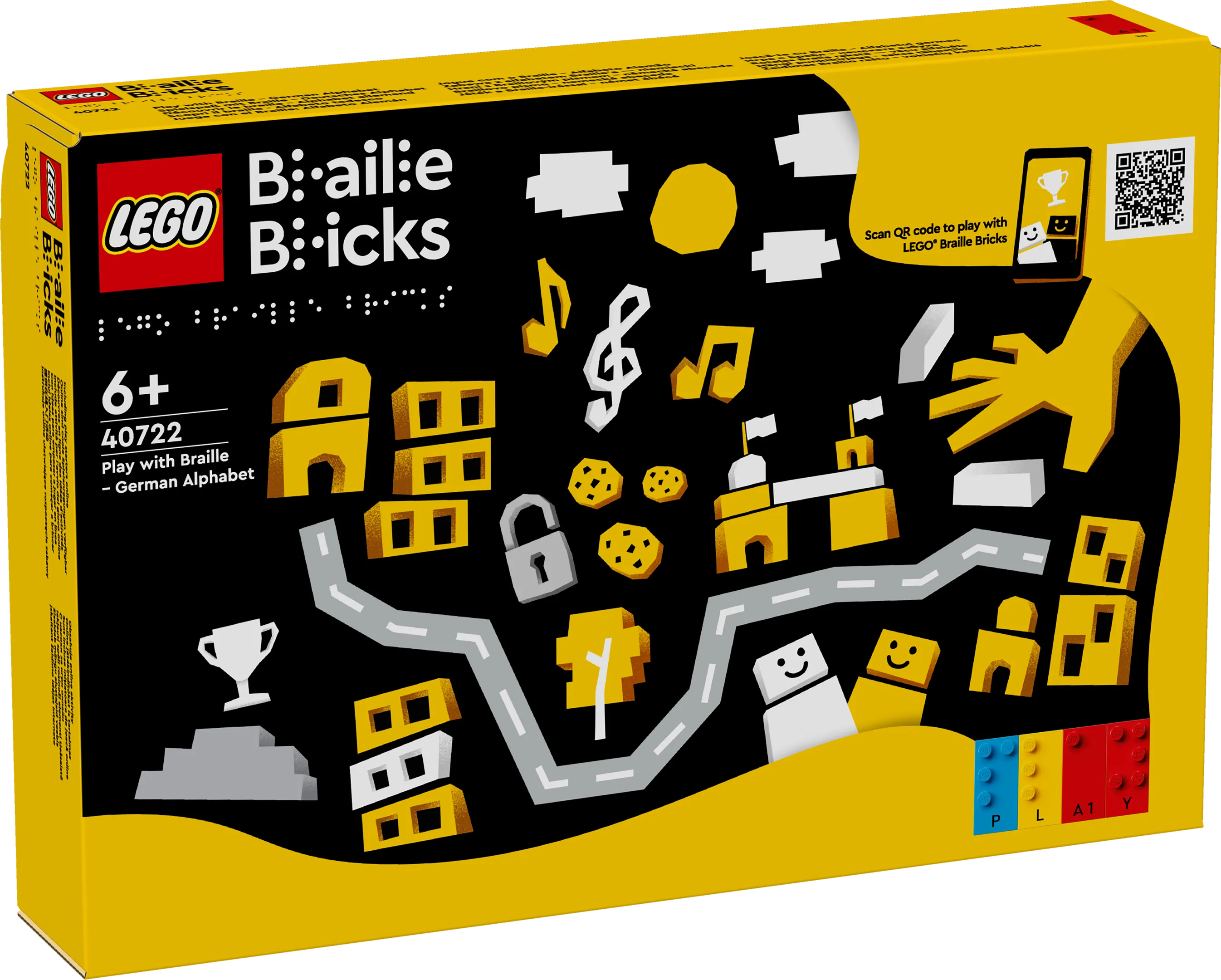 LEGO 40722-1 Play with Braille - German Alphabet