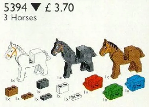 LEGO 5394-1 Horses and Saddles