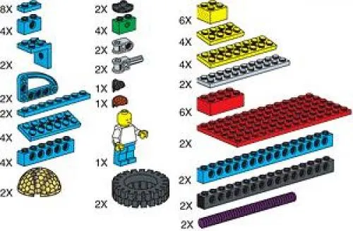 LEGO 970673-1 Special Elements for ROBO Technology Set