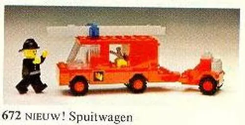 LEGO 672-1 Fire Emergency Van