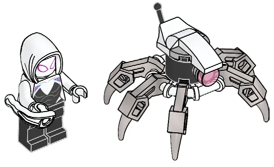 LEGO 682405-1 Ghost-Spider and Spider Robot