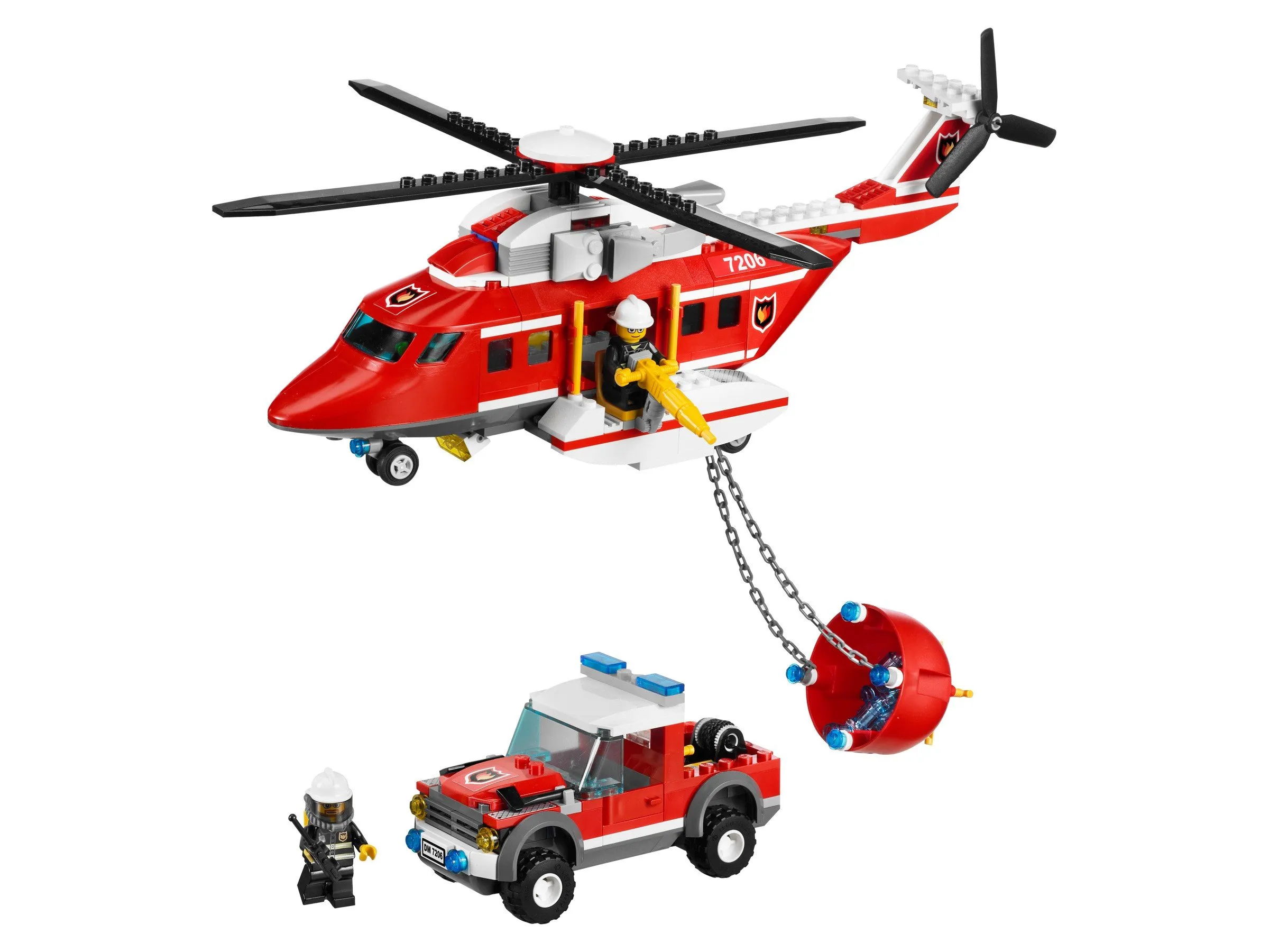 LEGO 7206-1 Fire Helicopter
