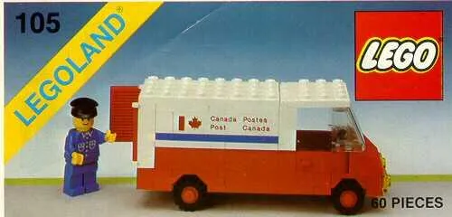 LEGO 105-1 Canada Post Truck