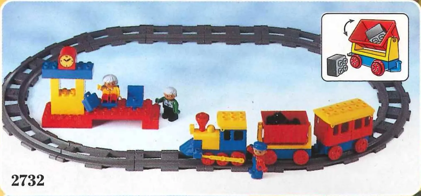 LEGO 2732-1 Push-Along Play Train Set