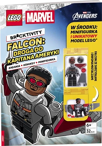 LEGO 9788325349042-1 Falcon: Droga do Kapitana Ameryki