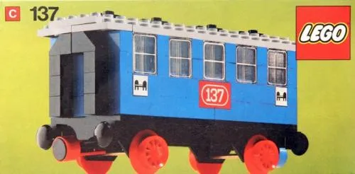 LEGO 137-2 Passenger Sleeping Car