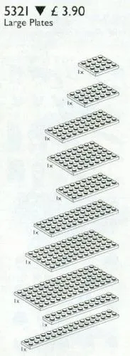 LEGO 5321-1 Large Plates