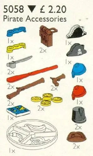 LEGO 5058-1 Pirate Accessories