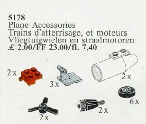 LEGO 5178-1 Plane Accessories