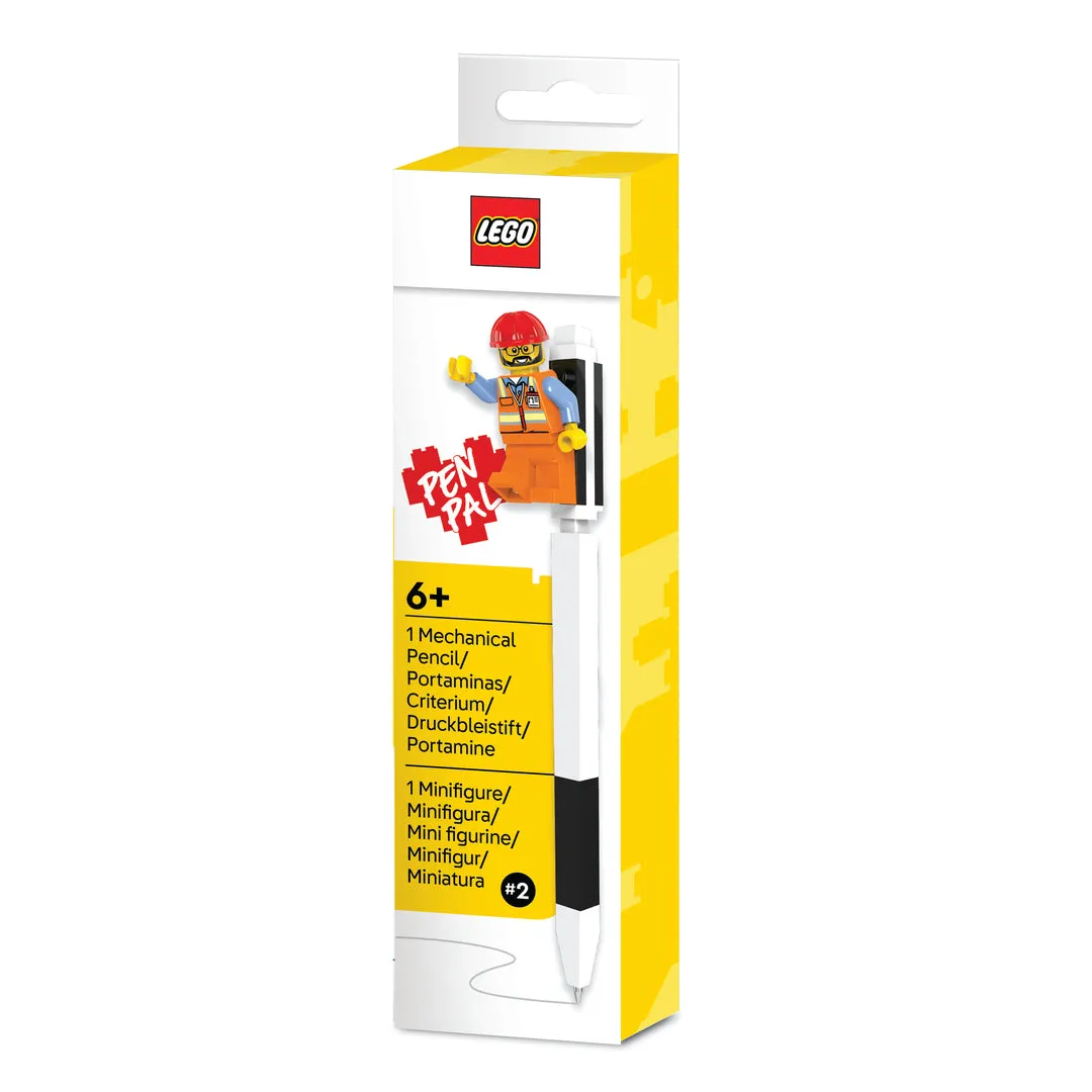 LEGO 53705-1 Pen Pal Mechanical Pencil with Construction Worker Minifigure