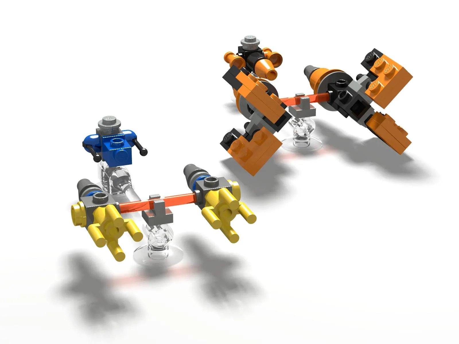 LEGO 4485-1 Sebulba's Podracer & Anakin's Podracer