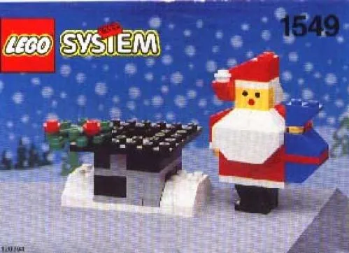 LEGO 1549-1 Santa and Chimney