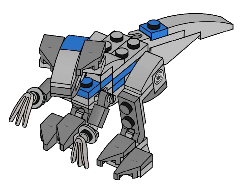 LEGO 122225-1 Blue Raptor