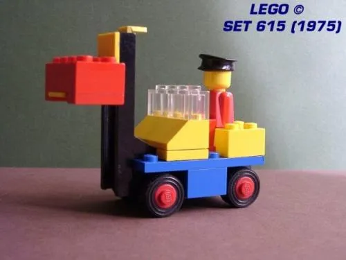 LEGO 615-2 Fork Lift with Driver