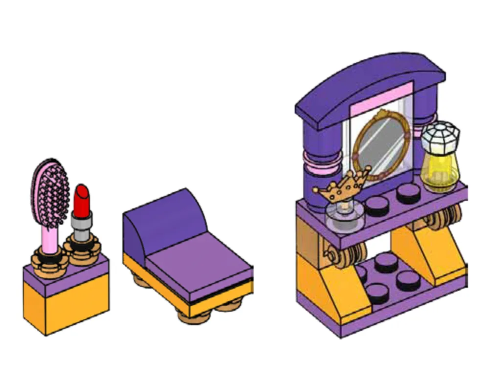LEGO 302101-1 Rapunzel's Dressing Table