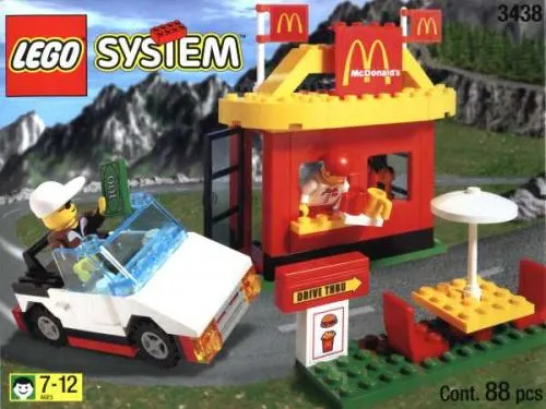 LEGO 3438-1 McDonald's Restaurant