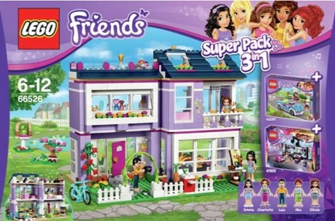 LEGO 66526-1 Friends Super Pack 3 in 1