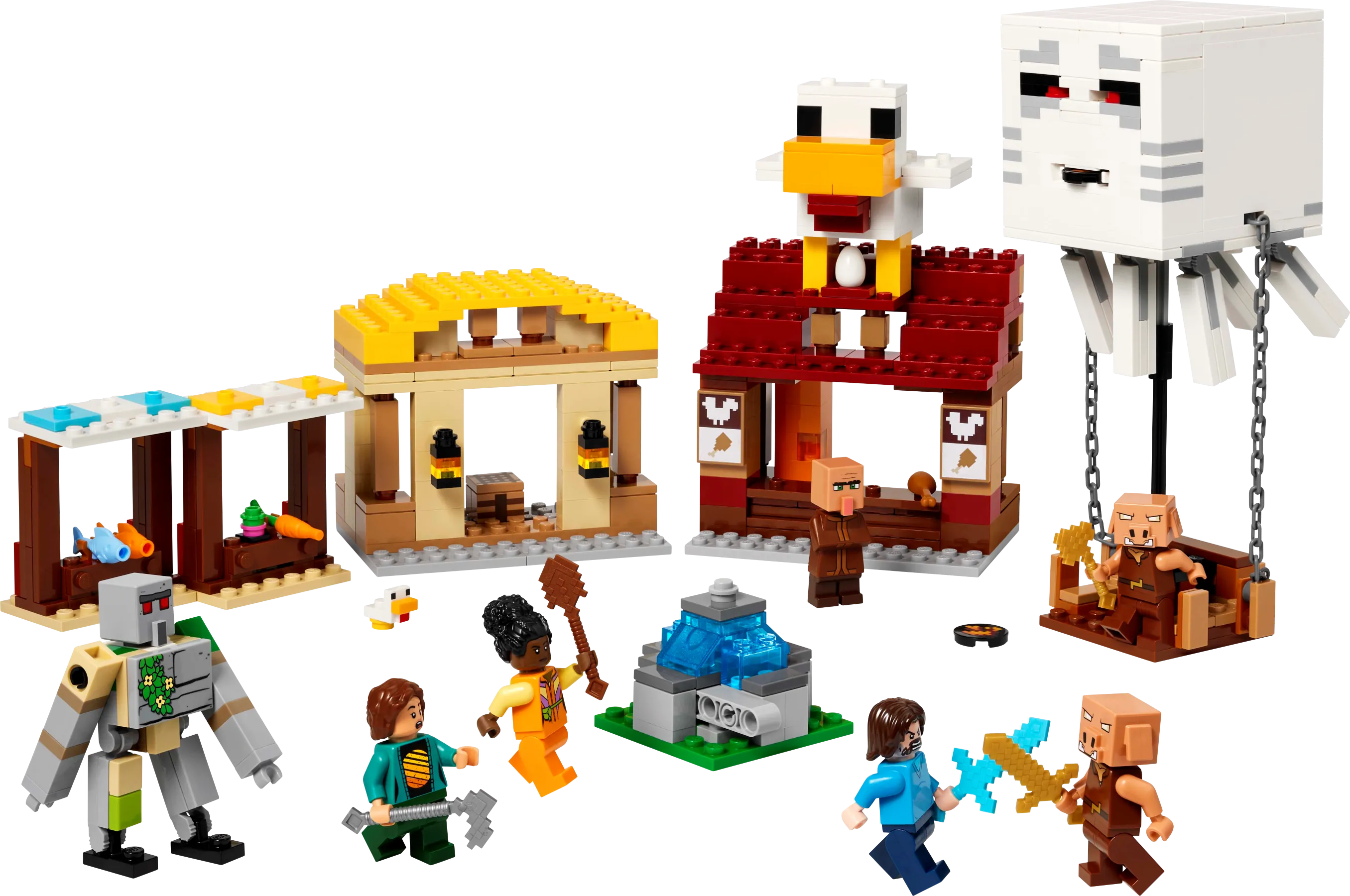 LEGO 21273-1 The Ghast Balloon Village Attack