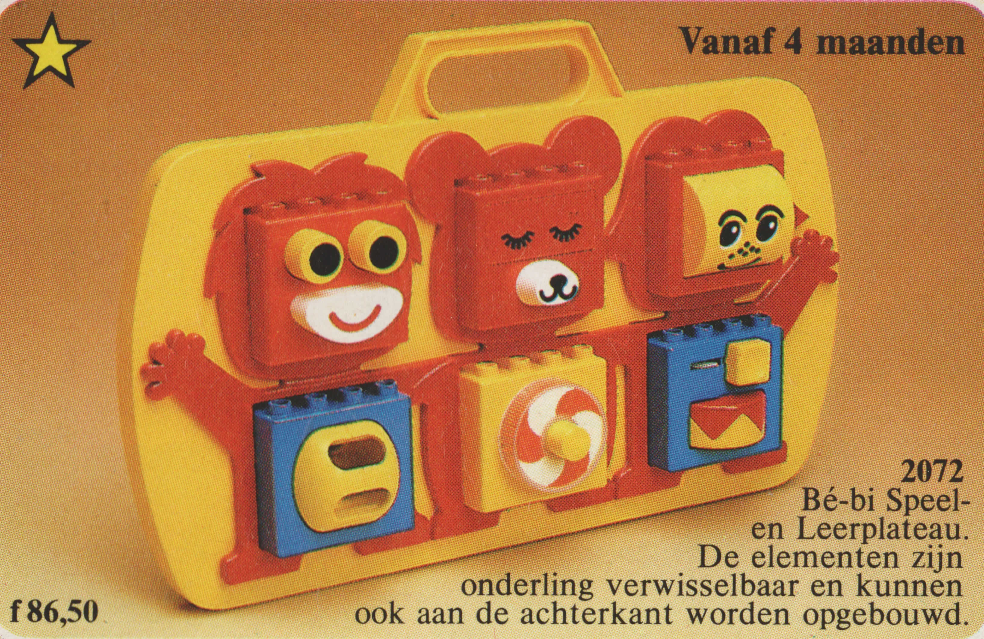 LEGO 2072-1 Touch and Learn Cot Toy