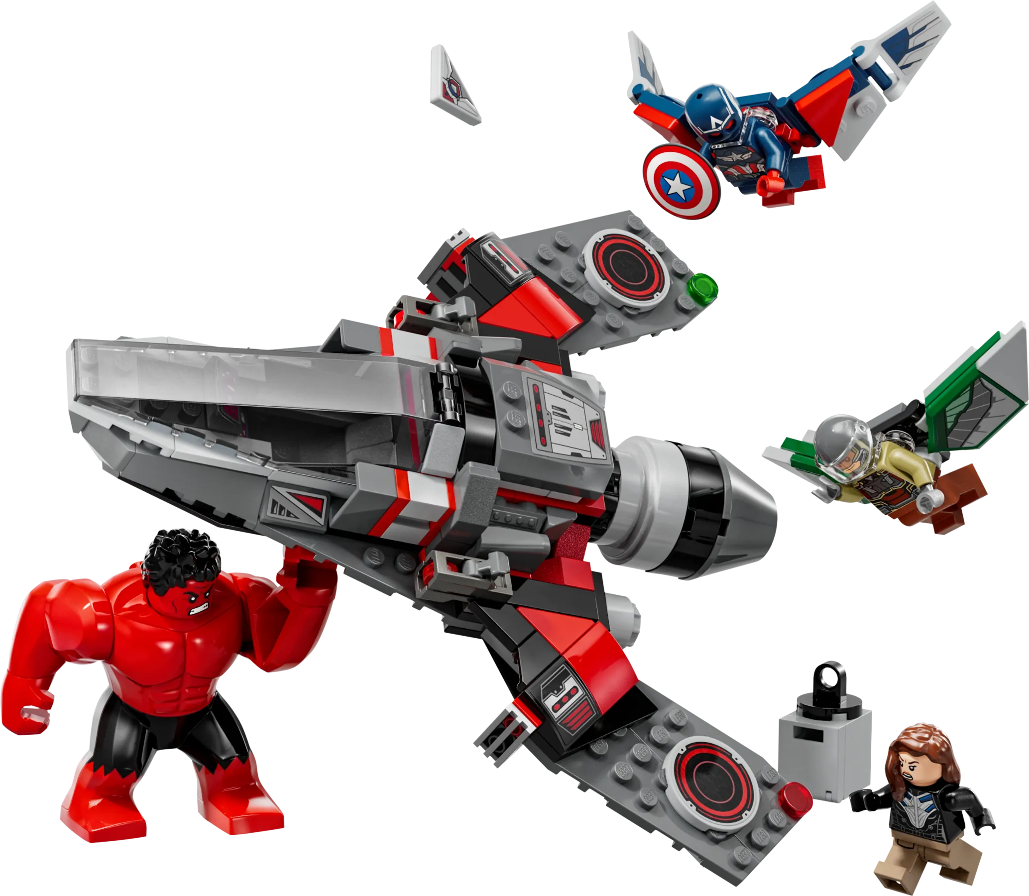 LEGO 76292-1 Captain America vs. Red Hulk Battle