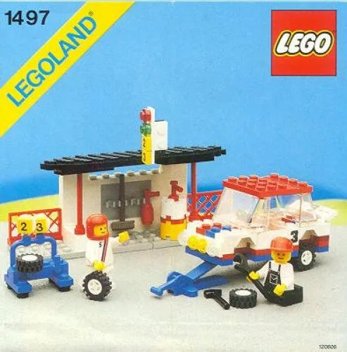 LEGO 1497-1 Rally and Pitcrew Team